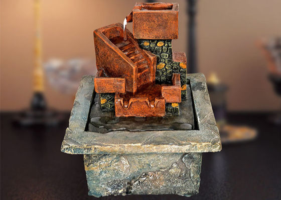 चीन Polyresin लाल ईंट H16.5CM अमेरिकी शैली फाउंटेन Tabletop छोटे आभूषण कार्यालय सजावट उपहार हस्तशिल्प रचनात्मकता आपूर्तिकर्ता