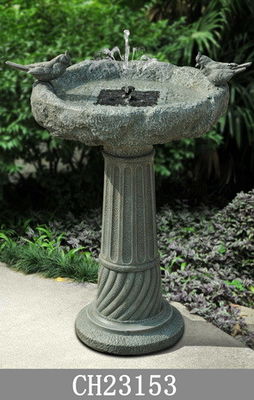 चीन आउटडोर H70CM Polyresin एलईडी लाइट वाटर फाउंटेन आपूर्तिकर्ता