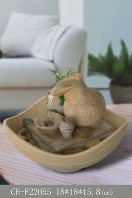 6 इंच Polyresin इनडोर झरना फव्वारा आपूर्तिकर्ता
