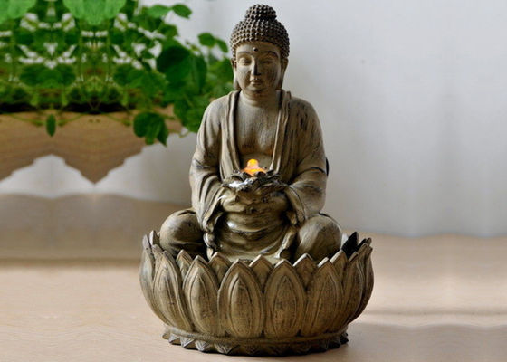 छोटा लाइटेड टेबलटॉप बुद्ध वाटर फाउंटेन आपूर्तिकर्ता