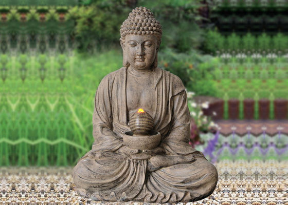34 इंच मेडिटेरिंडे बुद्ध वाटर फाउंटेन आपूर्तिकर्ता