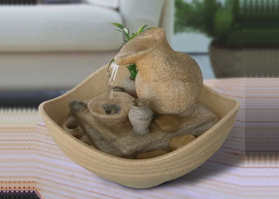 6 इंच Polyresin इनडोर झरना फव्वारा आपूर्तिकर्ता